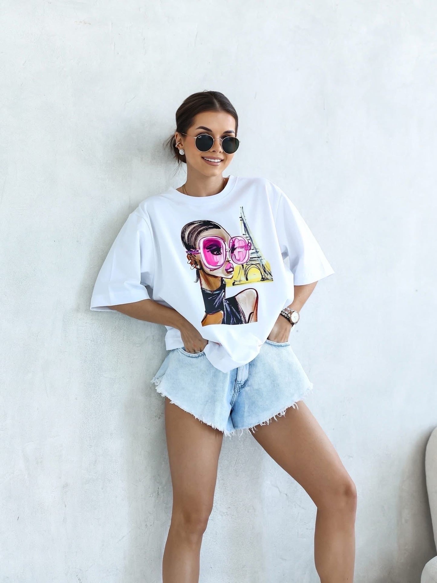 Tricou Paris Vibes supradimensionat