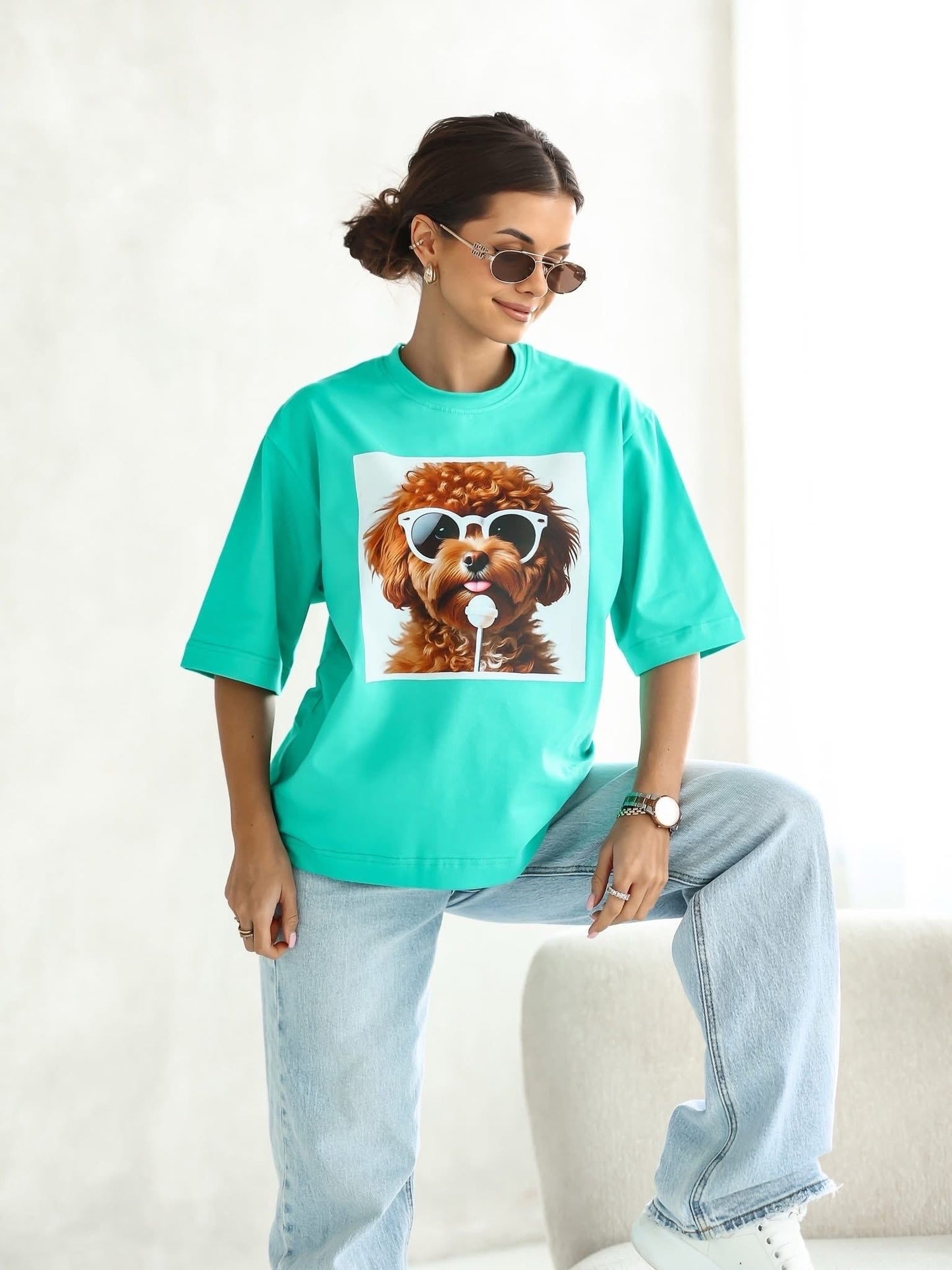 Tricou Cool Pup supradimensionat