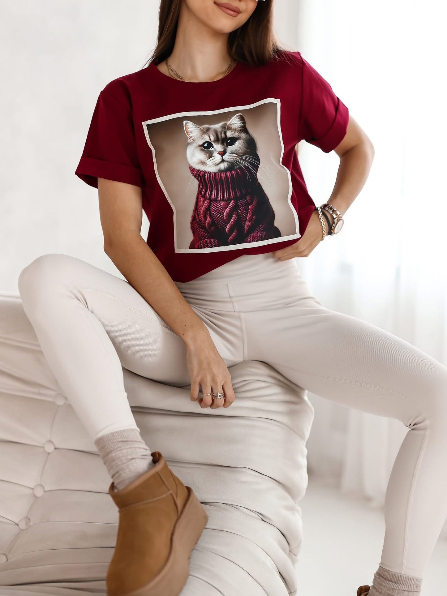 Tricou Cat Glam