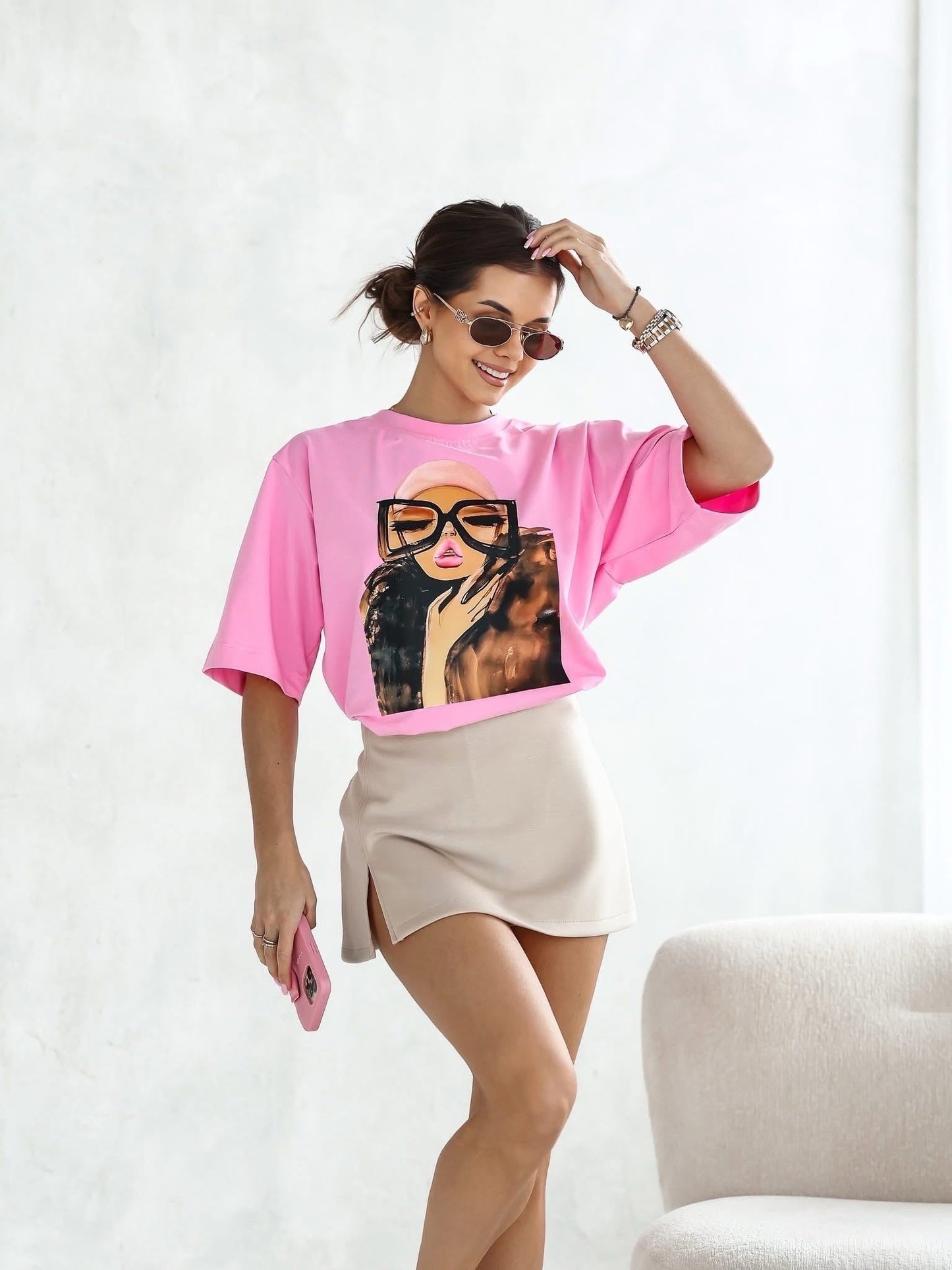 Tricou Glam Muse supradimensionat