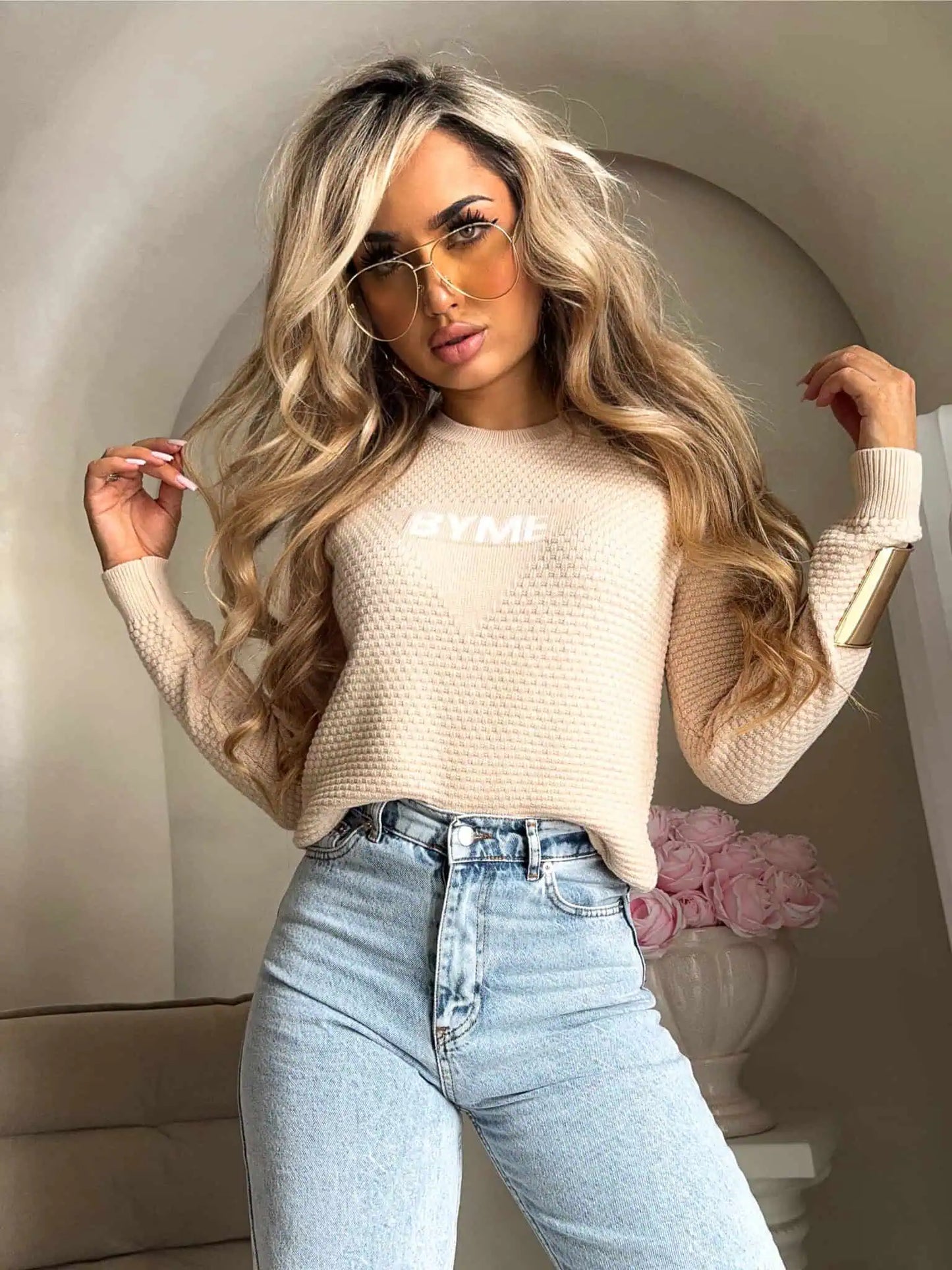 By Me CRISTAL pulcsi