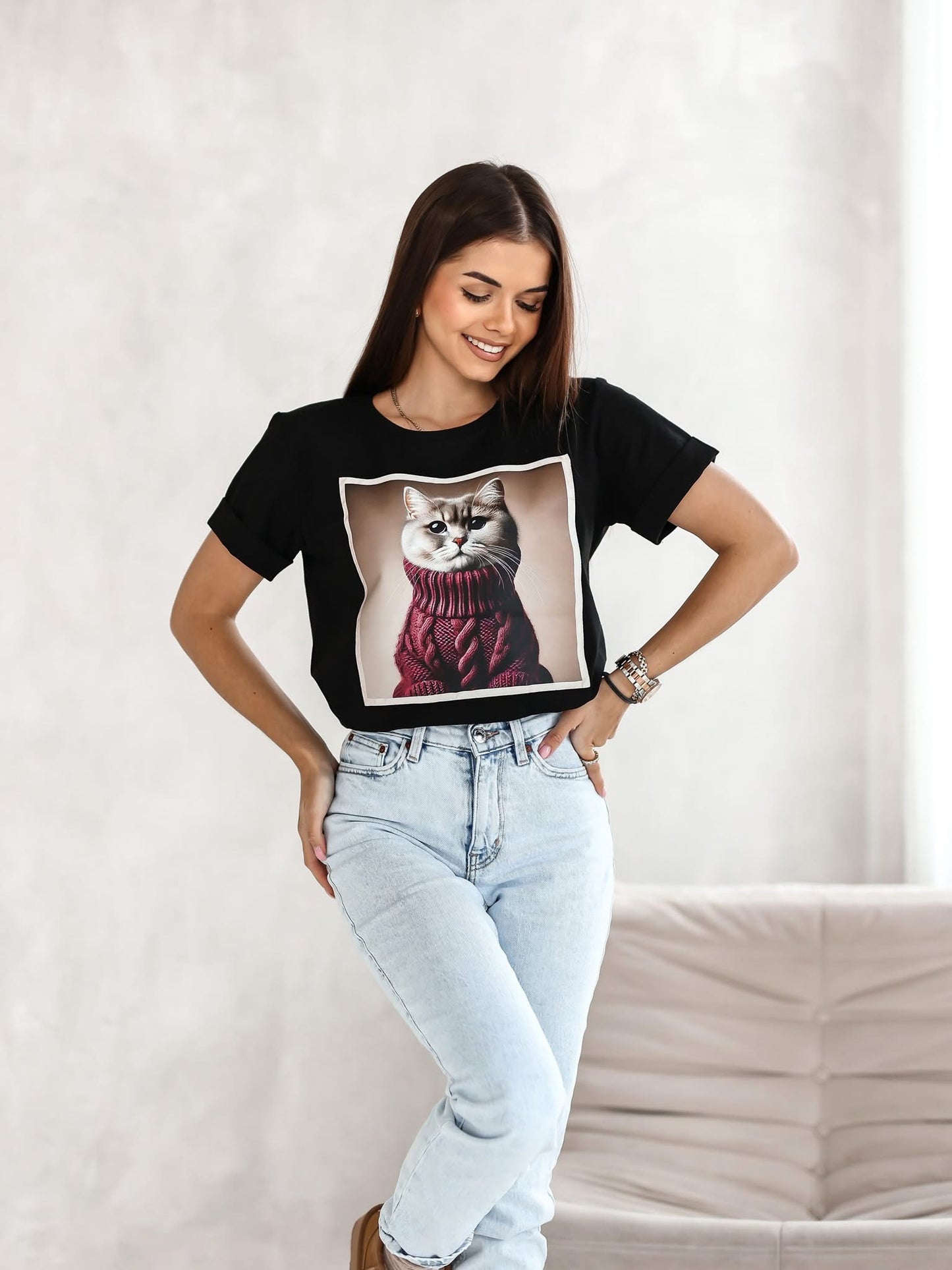 Tricou Cat Glam