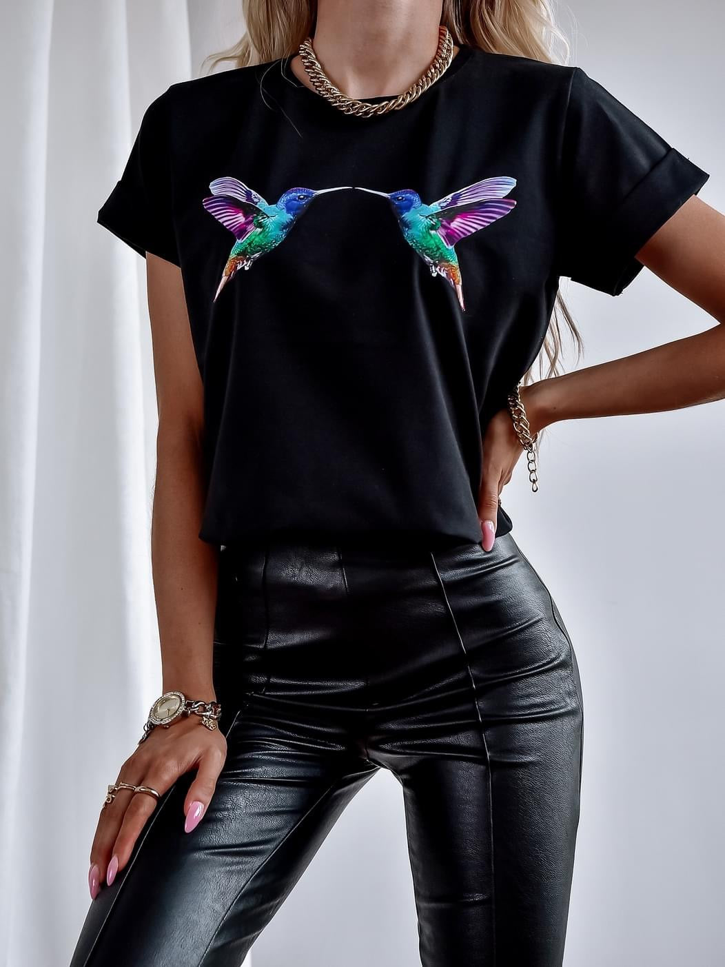 Tricou cu colibri