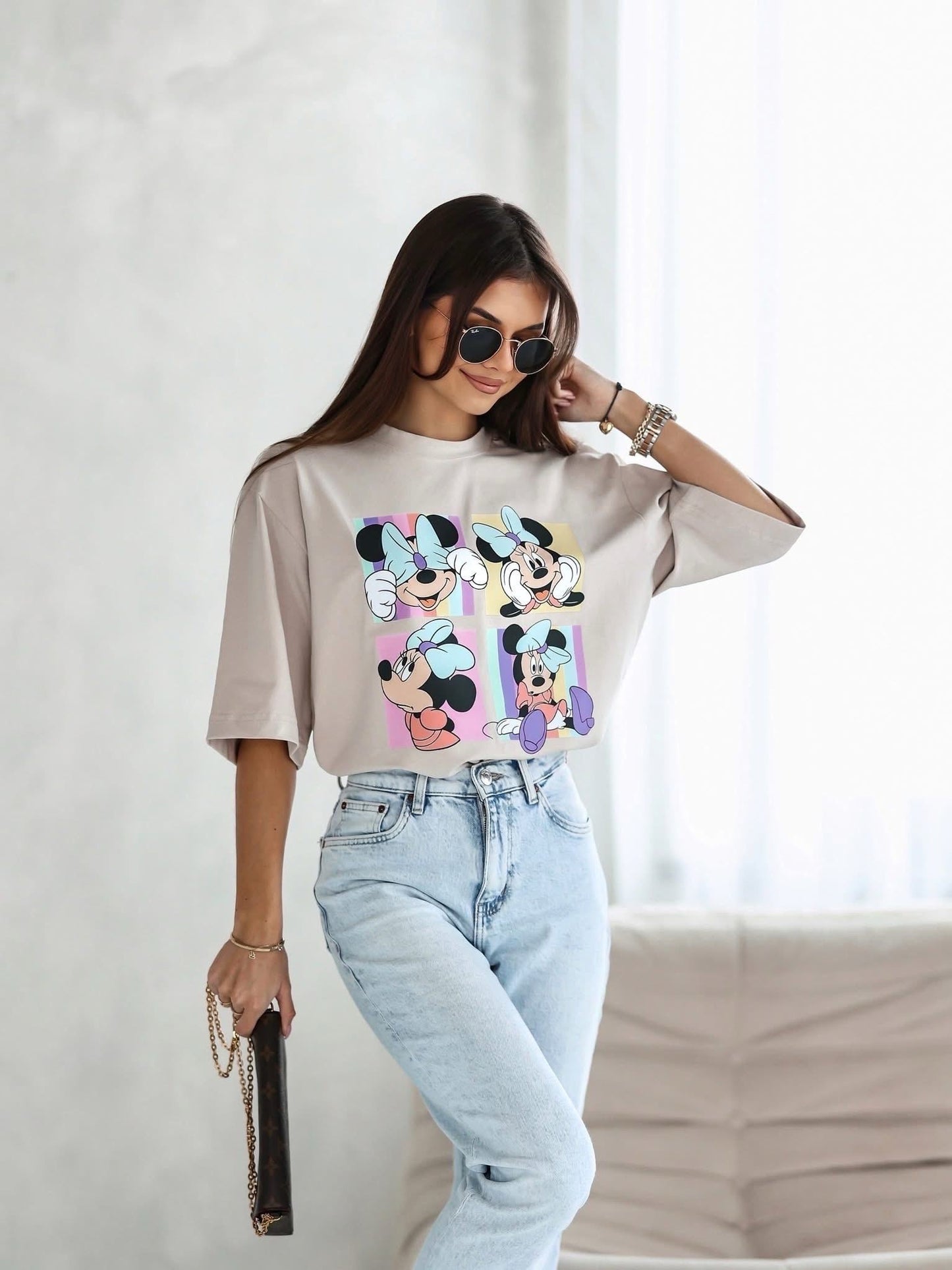 Tricou Minnie Mood Oversize