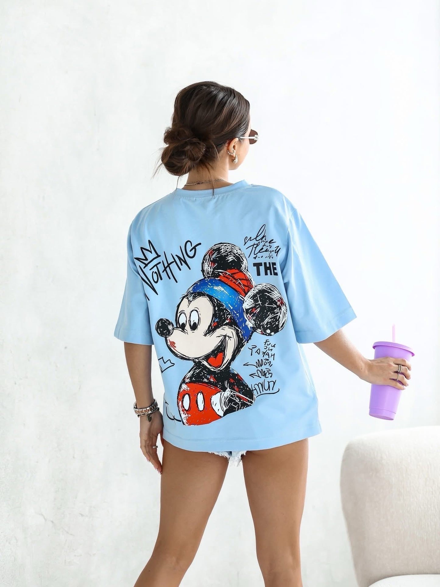 Tricou Street Mickey supradimensionat