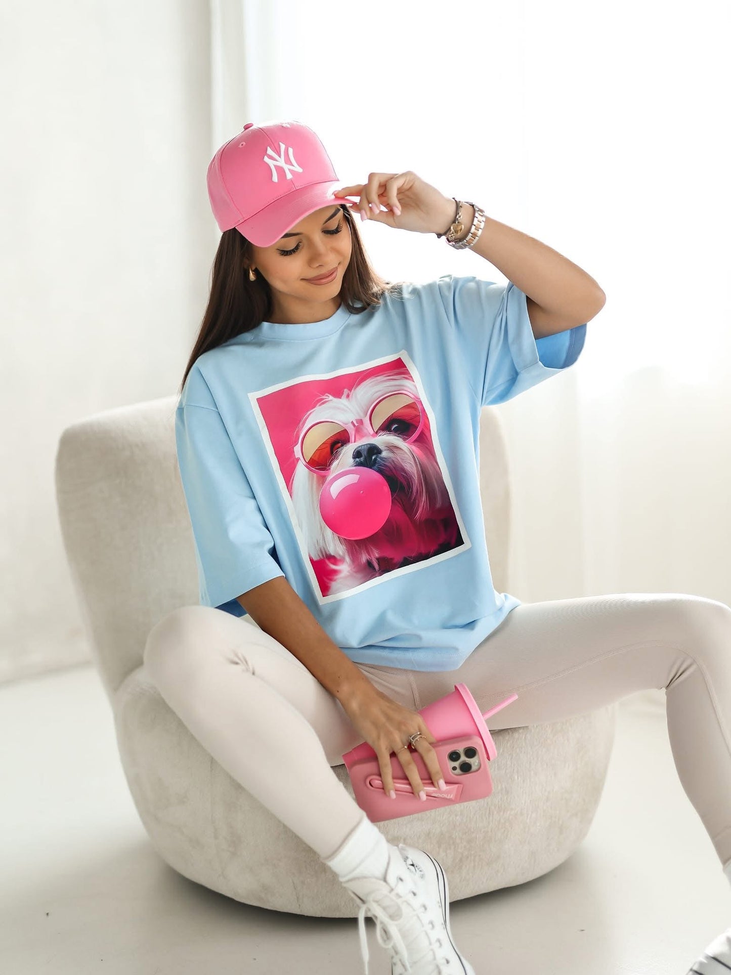 Tricou Bubble Dog supradimensionat