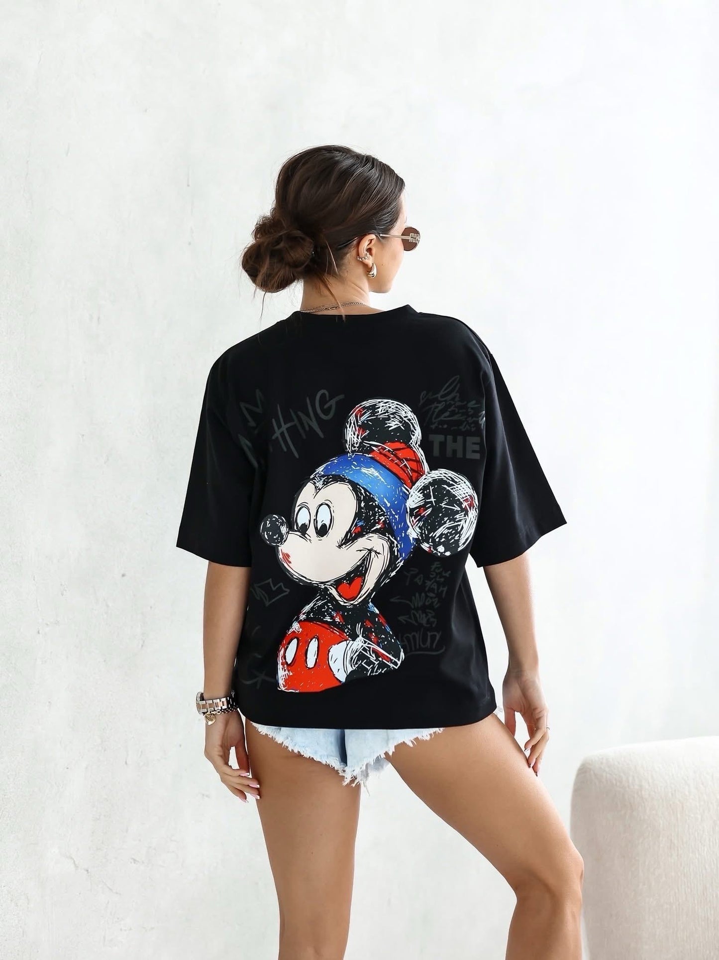Tricou Street Mickey supradimensionat