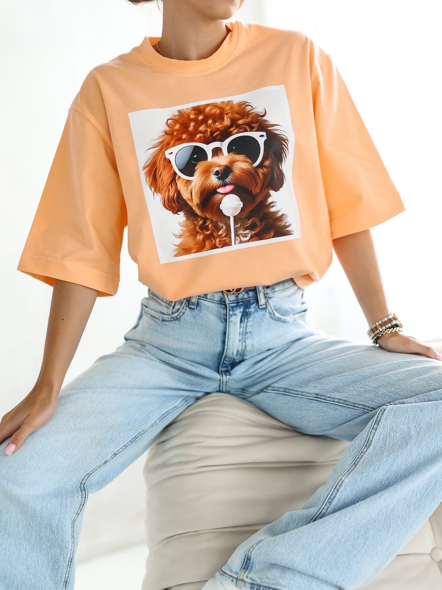 Tricou Cool Pup supradimensionat