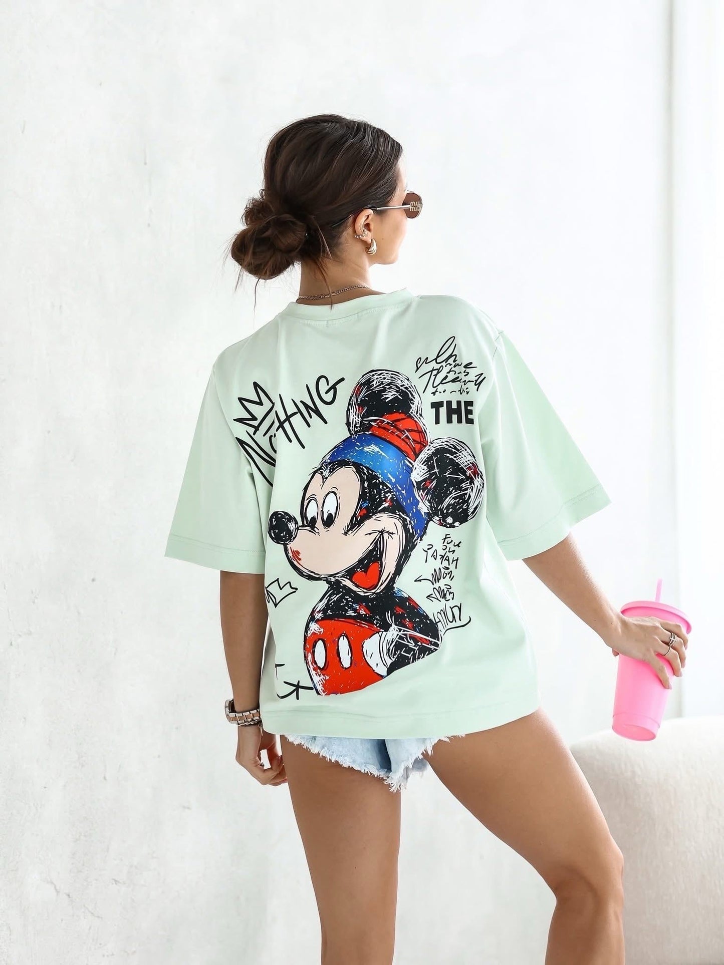 Tricou Street Mickey supradimensionat