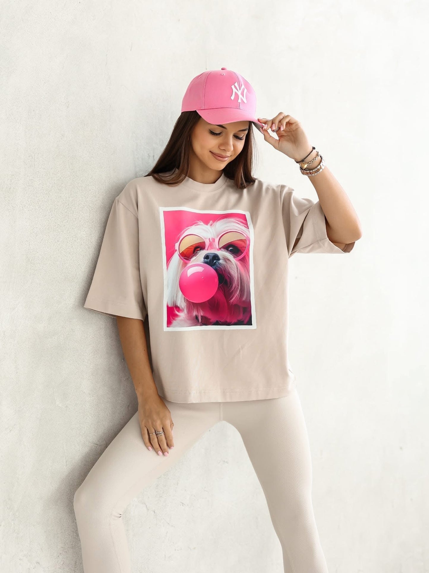 Tricou Bubble Dog supradimensionat