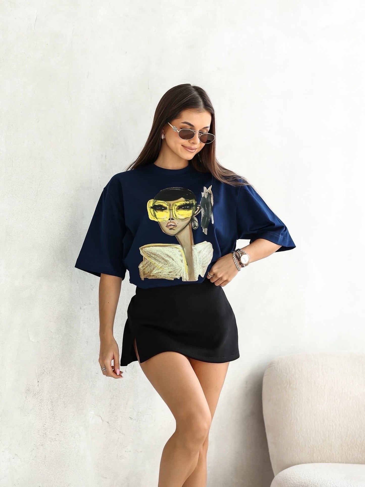 Tricou supradimensionat Bold Attitude
