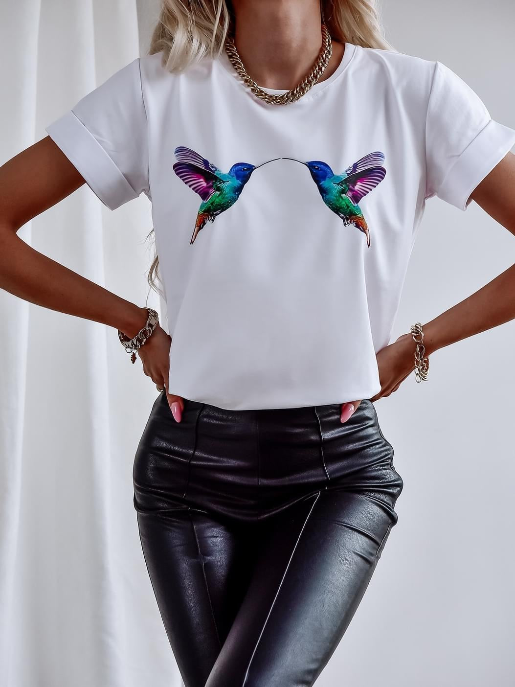 Tricou cu colibri