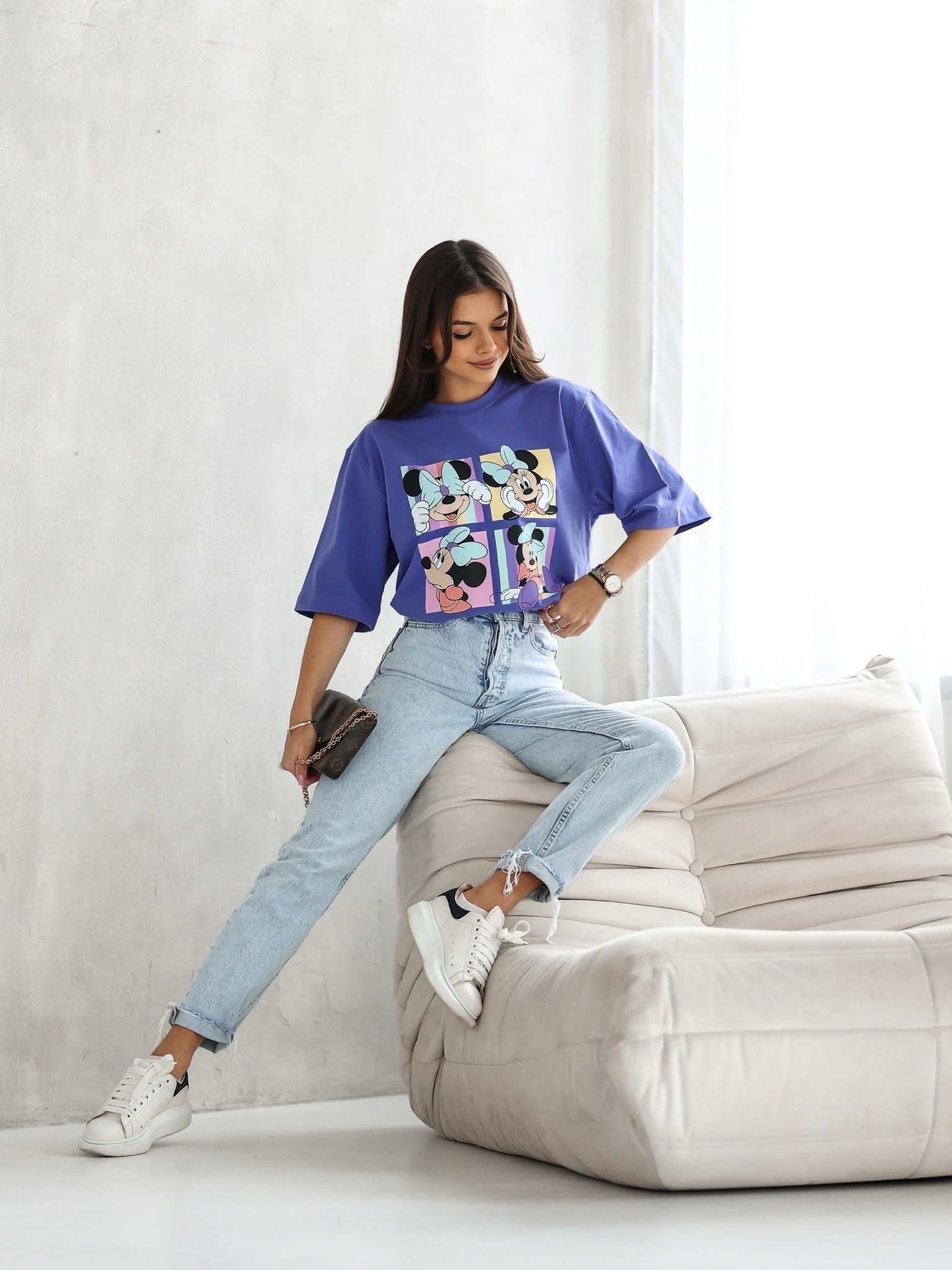 Tricou Minnie Mood Oversize