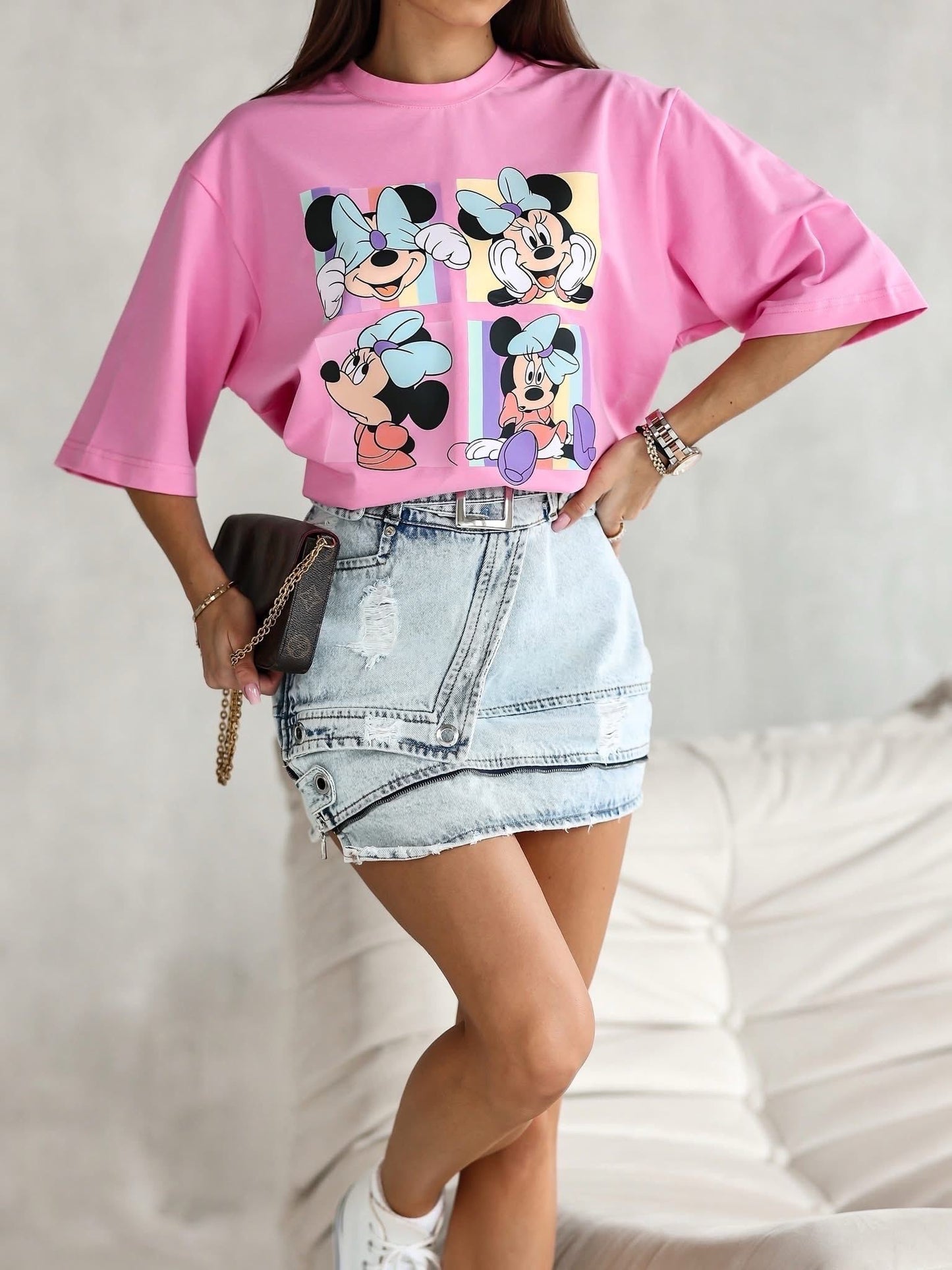 Tricou Minnie Mood Oversize