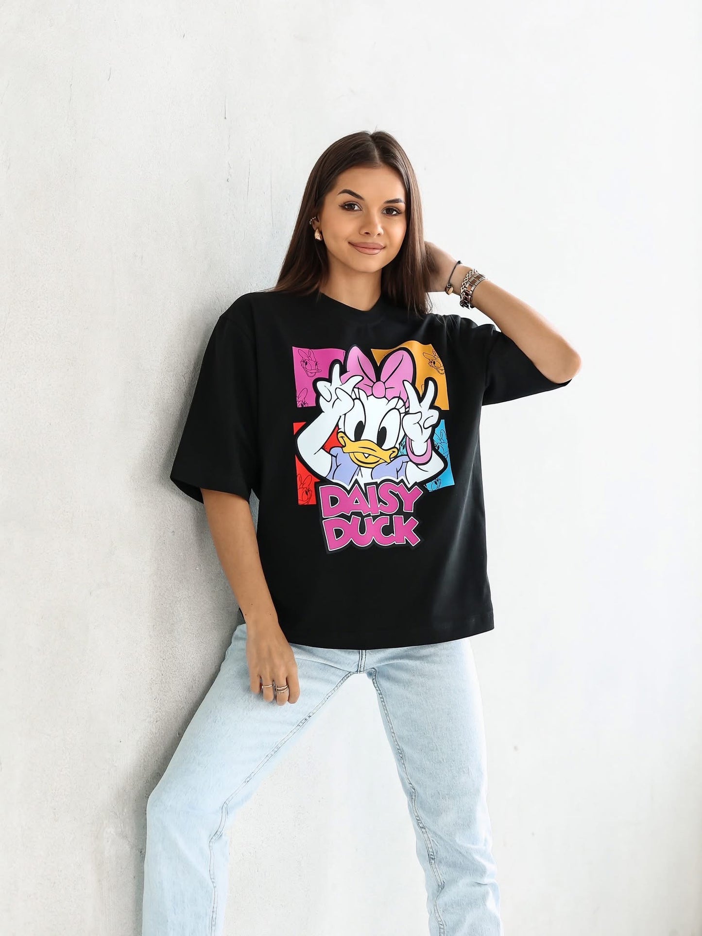 Tricou Daisy Duck supradimensionat