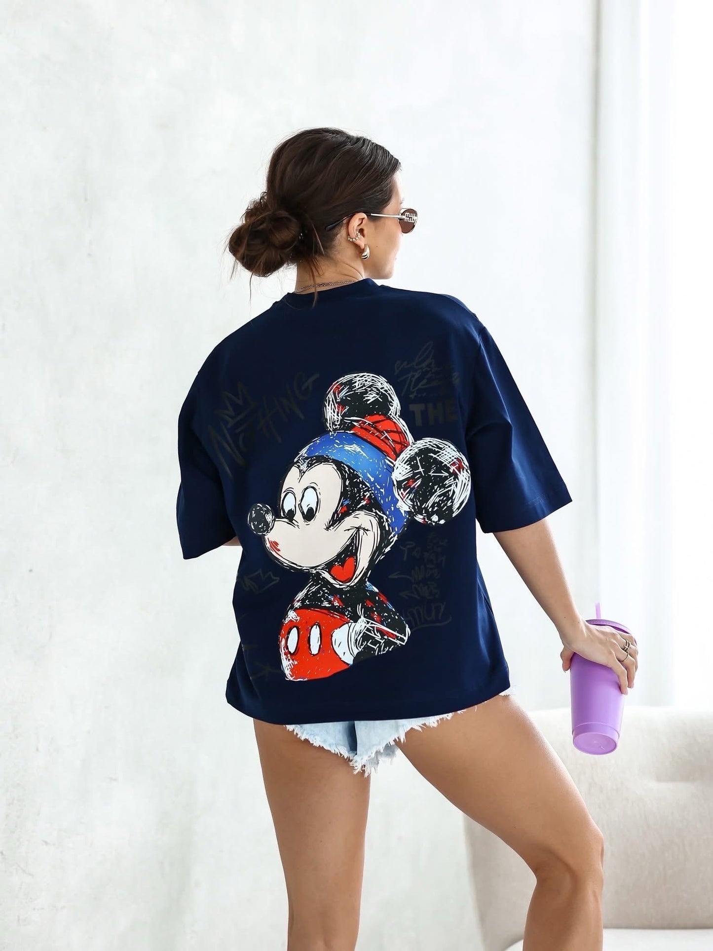 Tricou Street Mickey supradimensionat