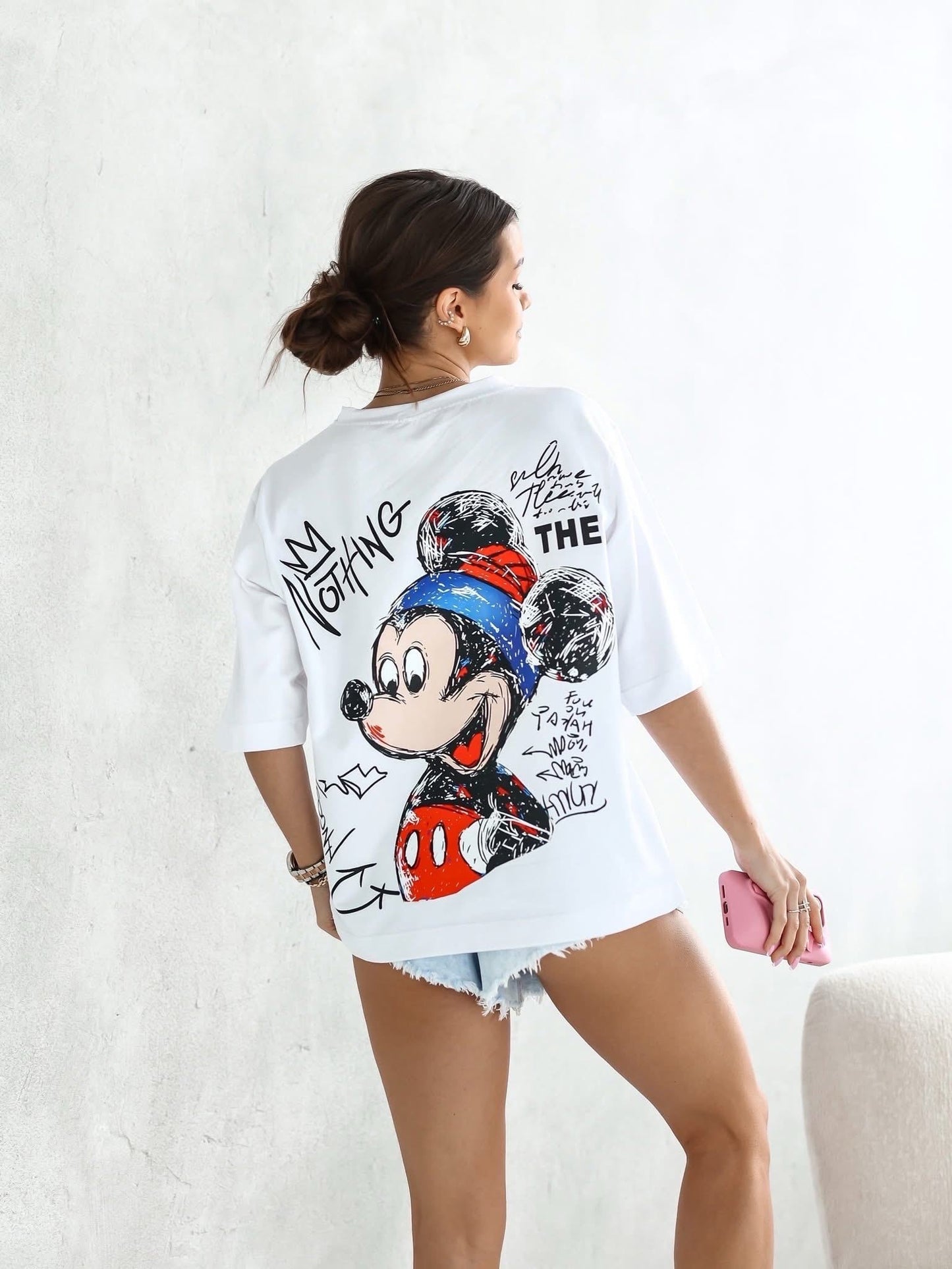 Tricou Street Mickey supradimensionat
