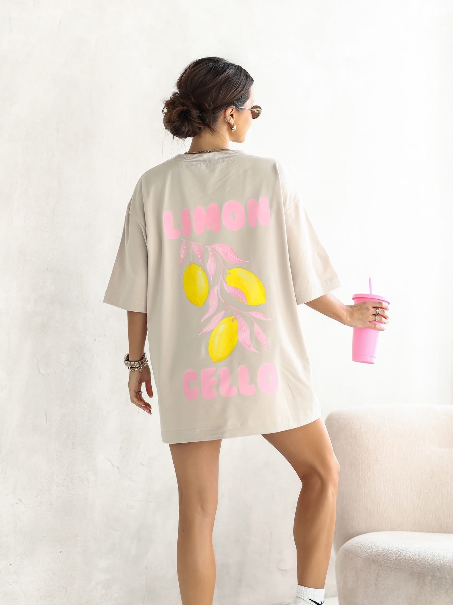 Tricou supradimensionat Limoncello
