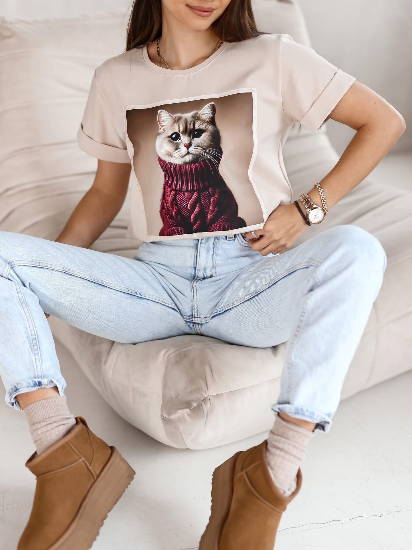 Tricou Cat Glam