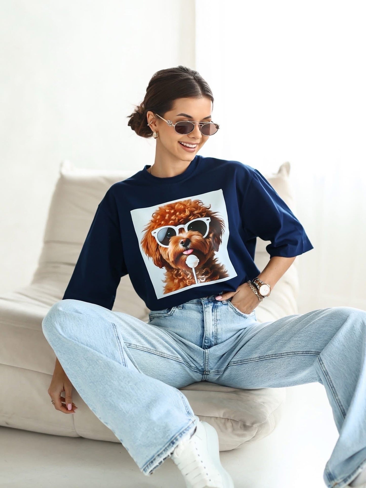 Tricou Cool Pup supradimensionat