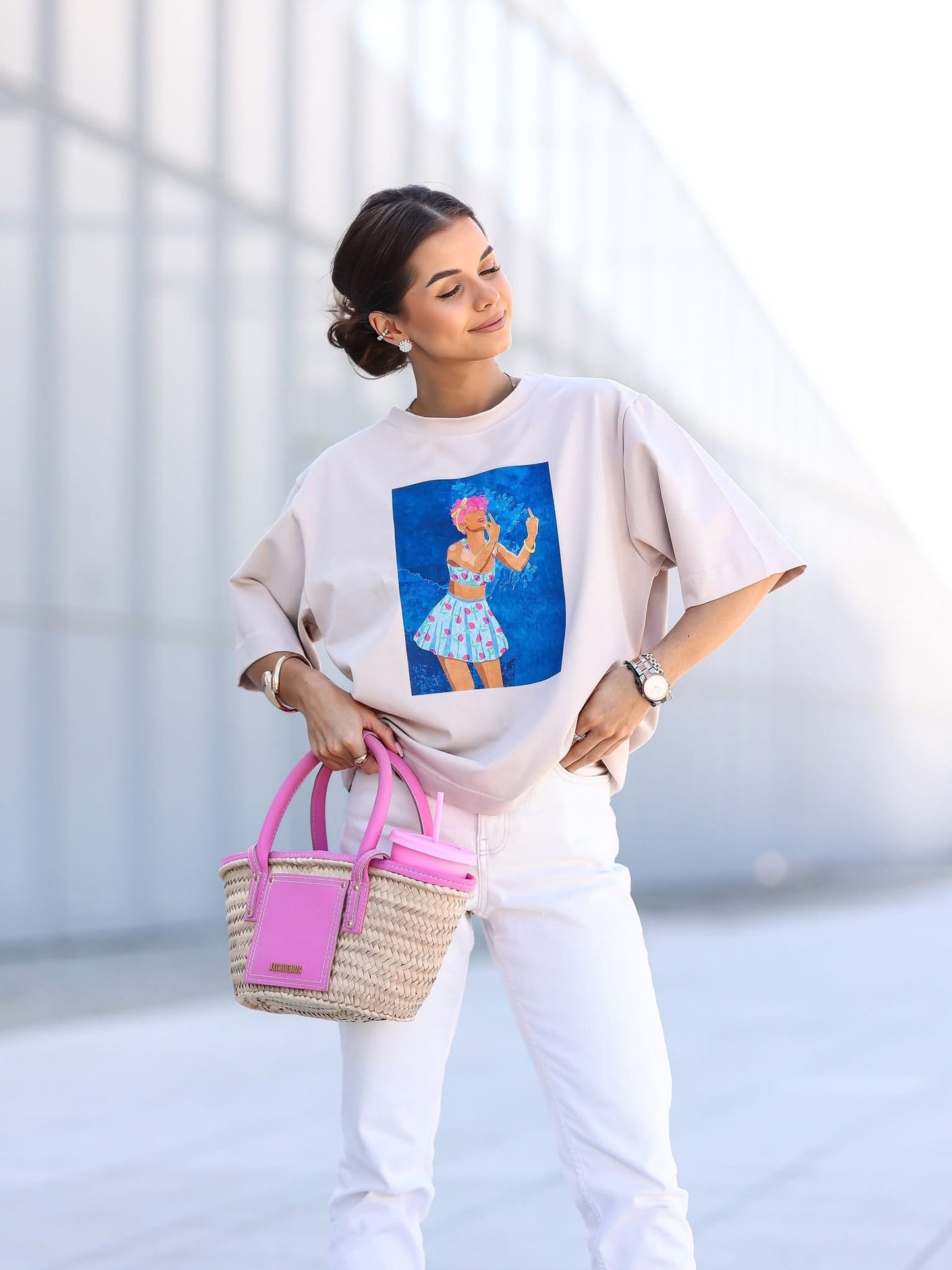 Tricou Tropic Mood Oversize
