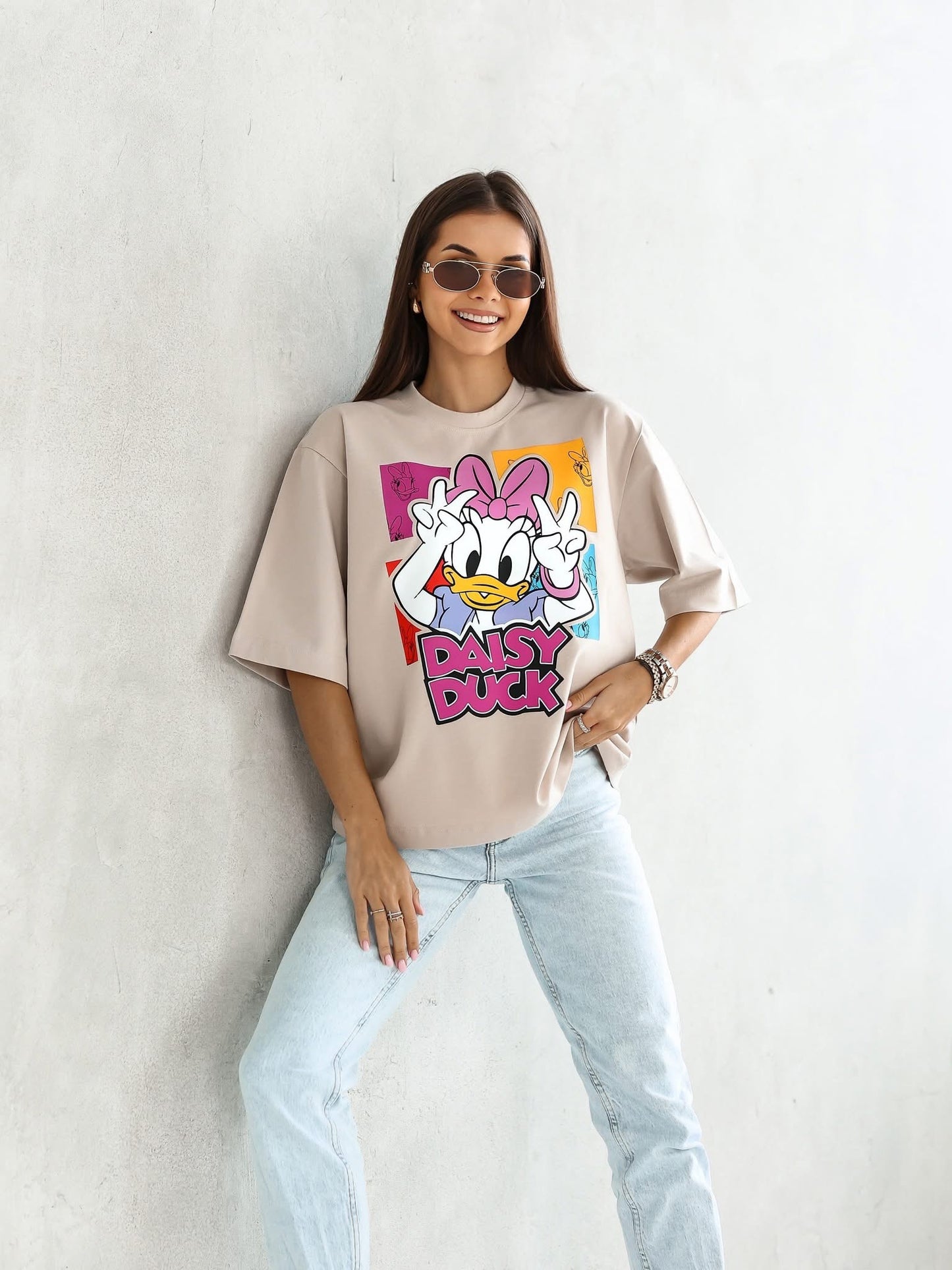 Tricou Daisy Duck supradimensionat