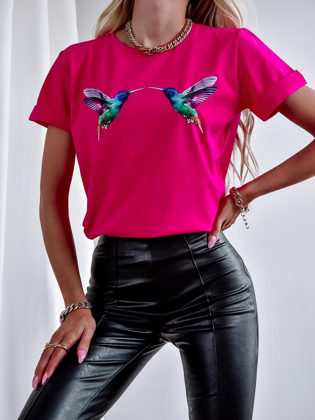 Tricou cu colibri