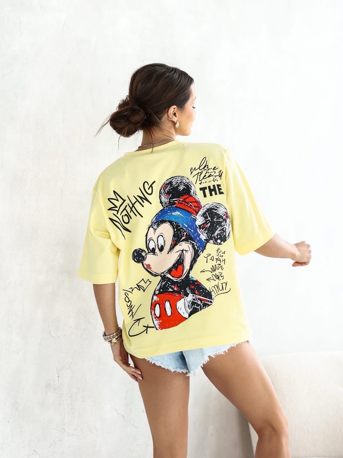 Tricou Street Mickey supradimensionat