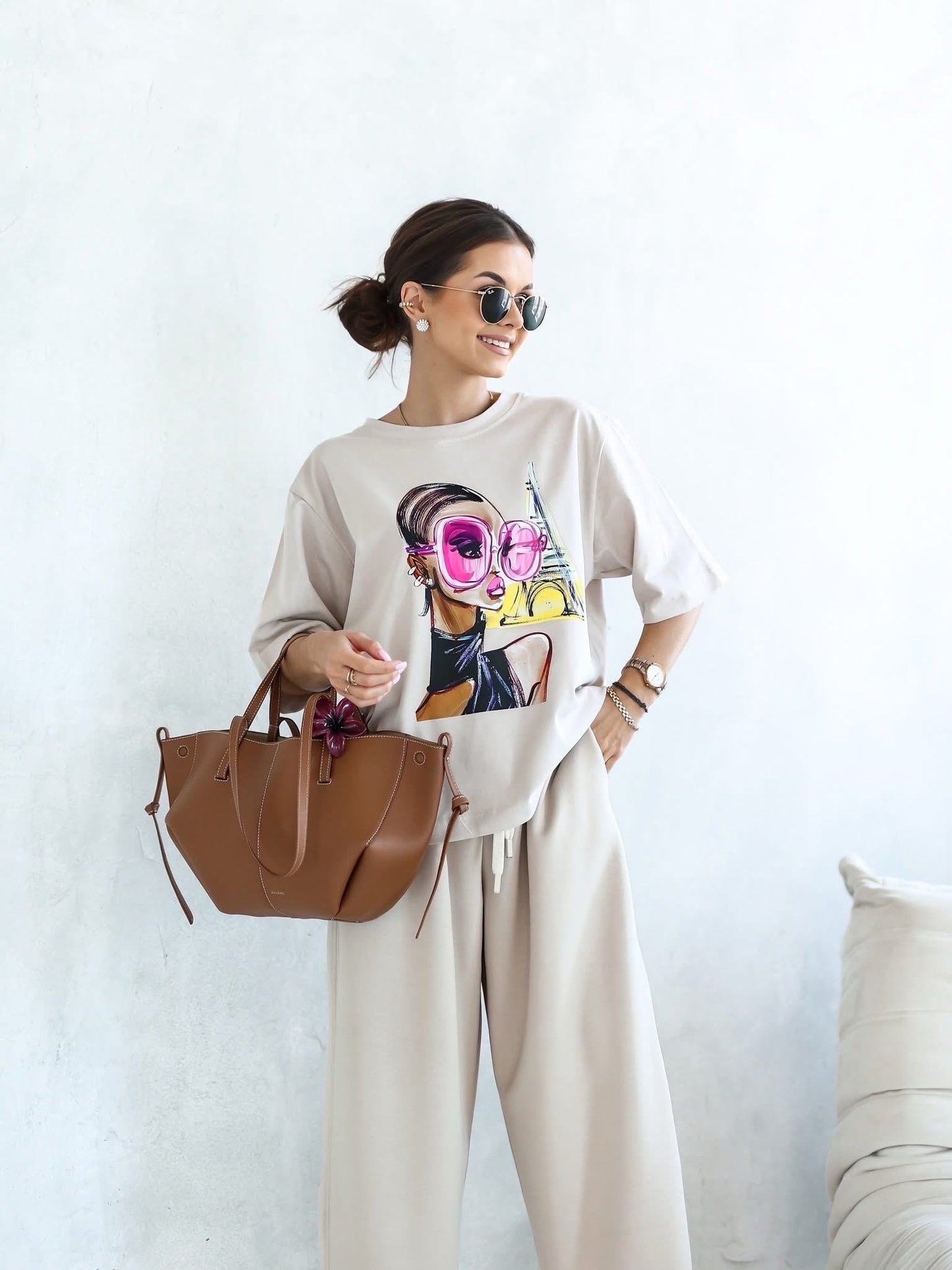 Tricou Paris Vibes supradimensionat