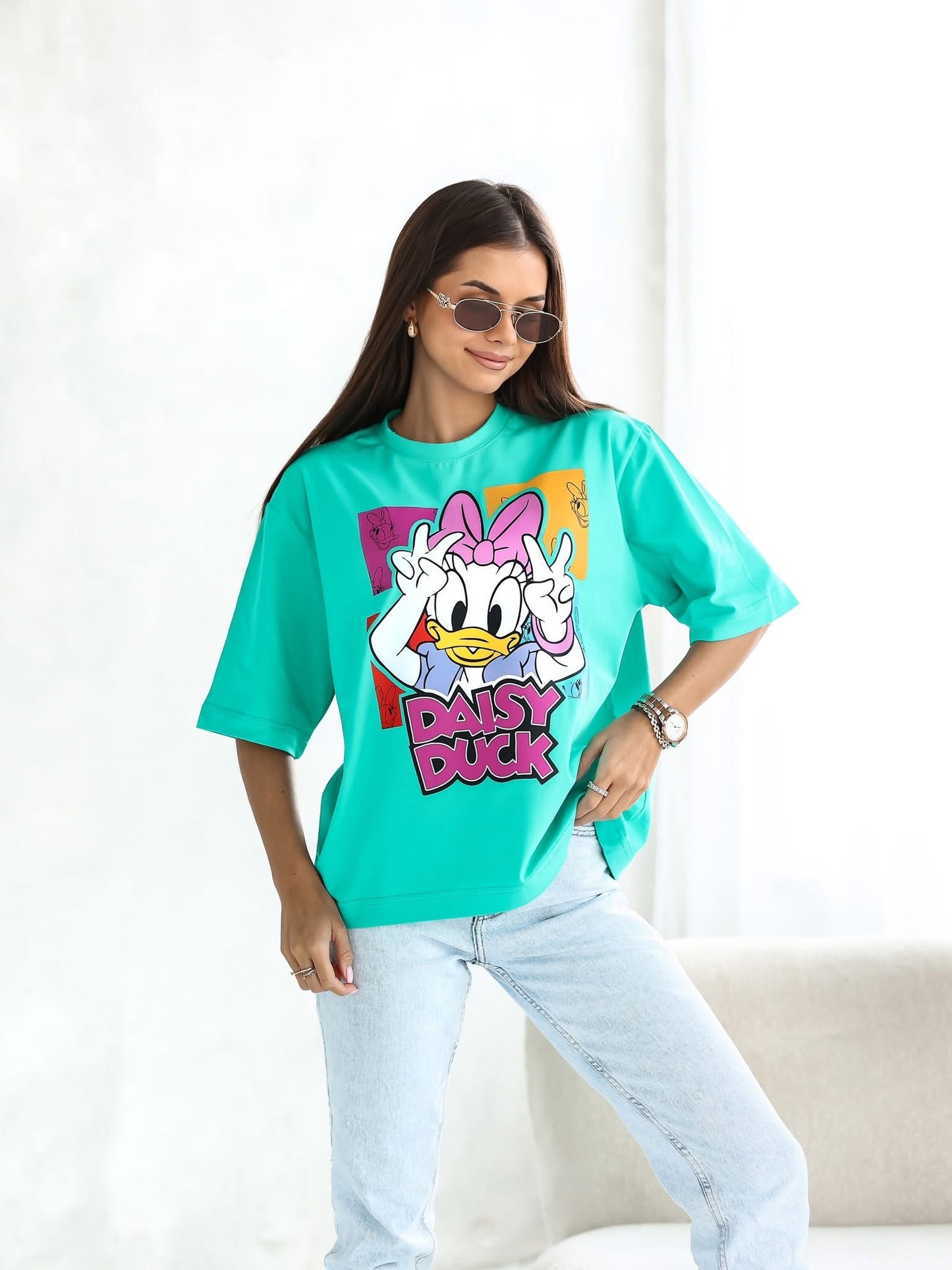 Tricou Daisy Duck supradimensionat