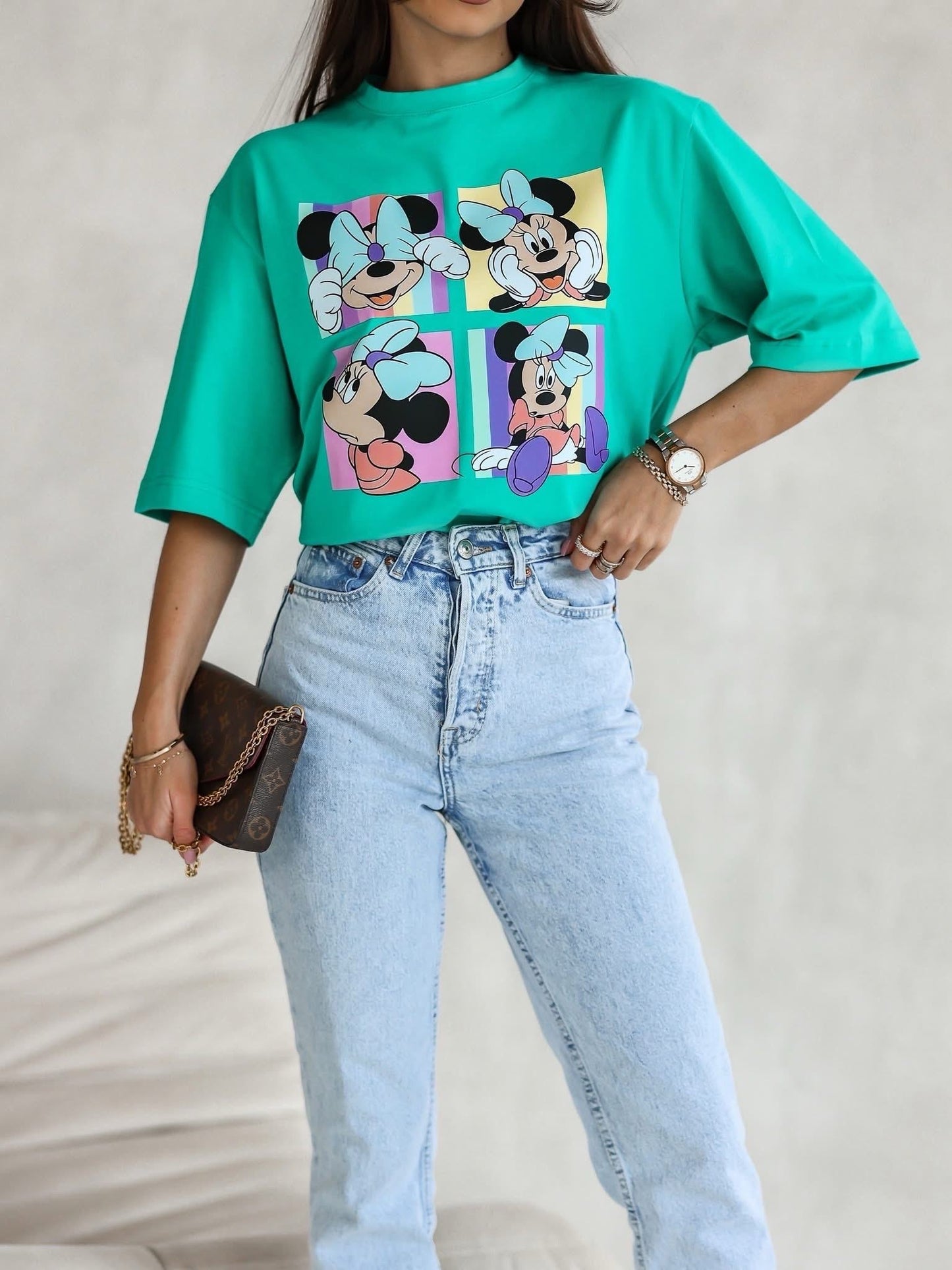 Tricou Minnie Mood Oversize
