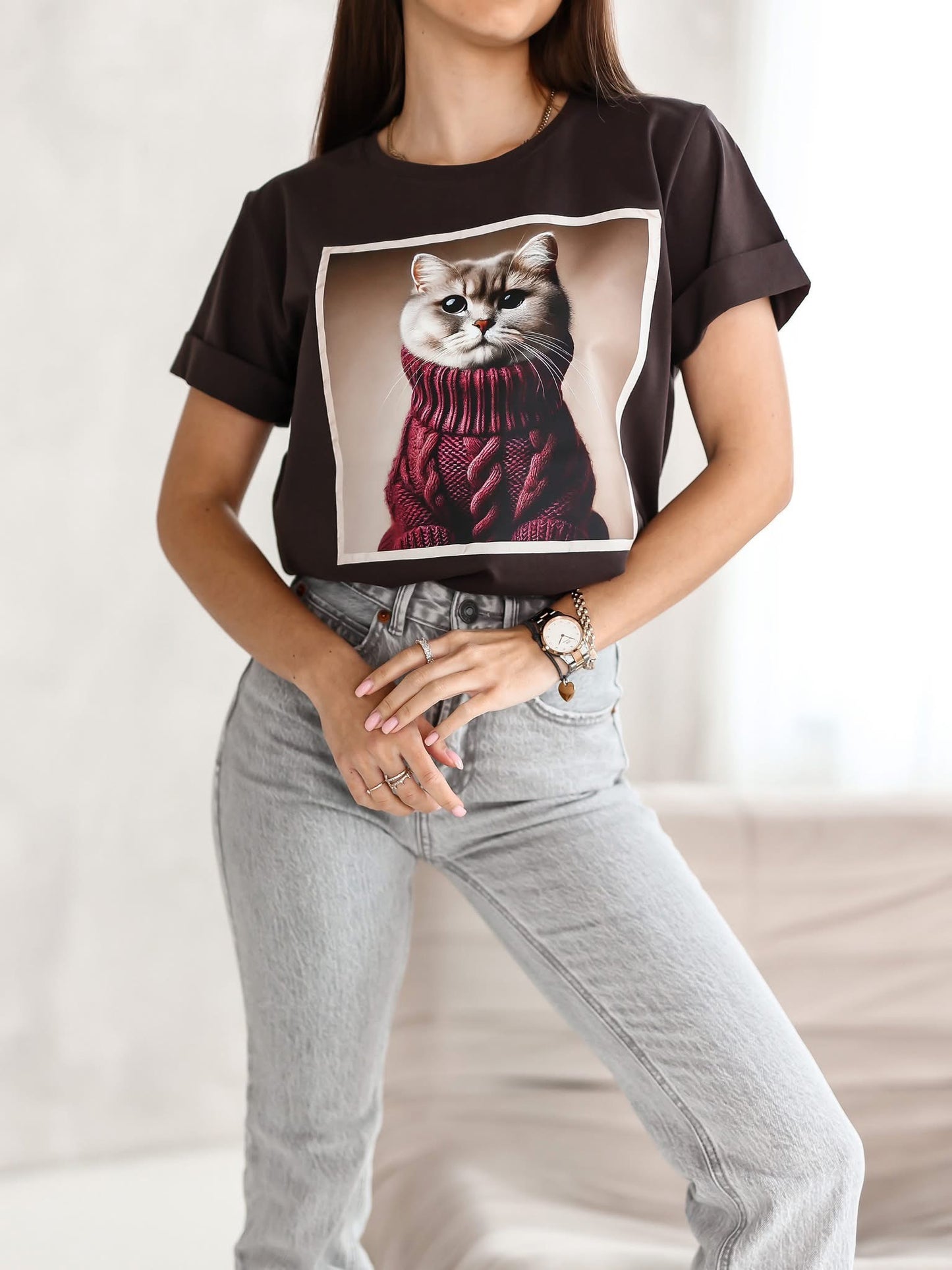 Tricou Cat Glam