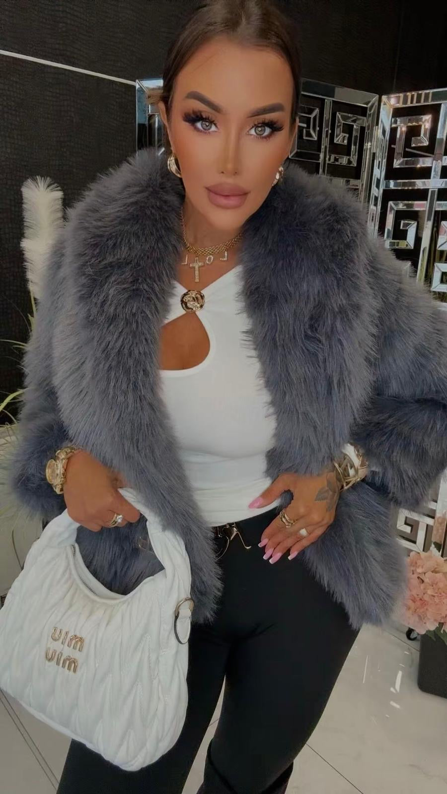 Lola Bianka szőrme kabát