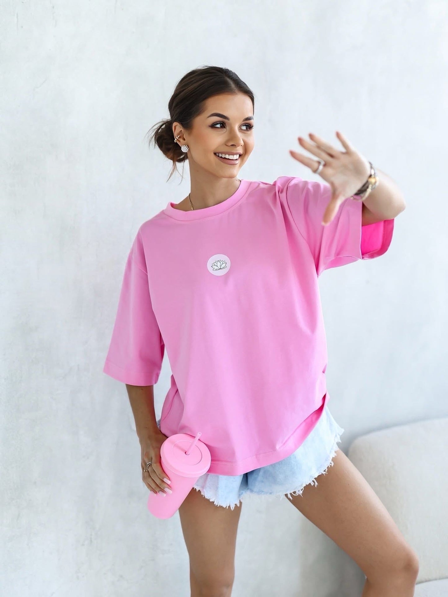 Tricou Lotus Mood Oversize