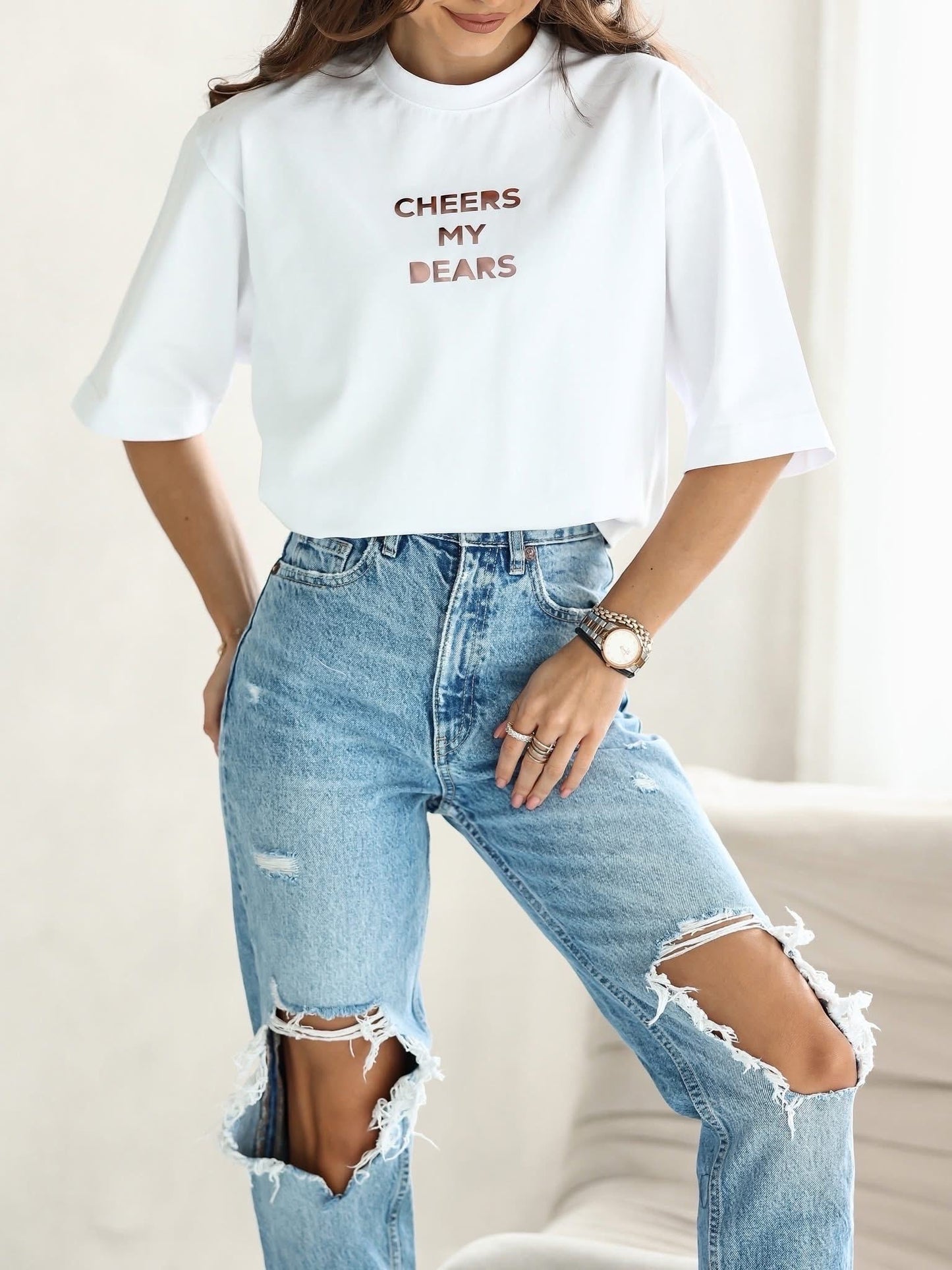 Tricou Cheers Tee supradimensionat