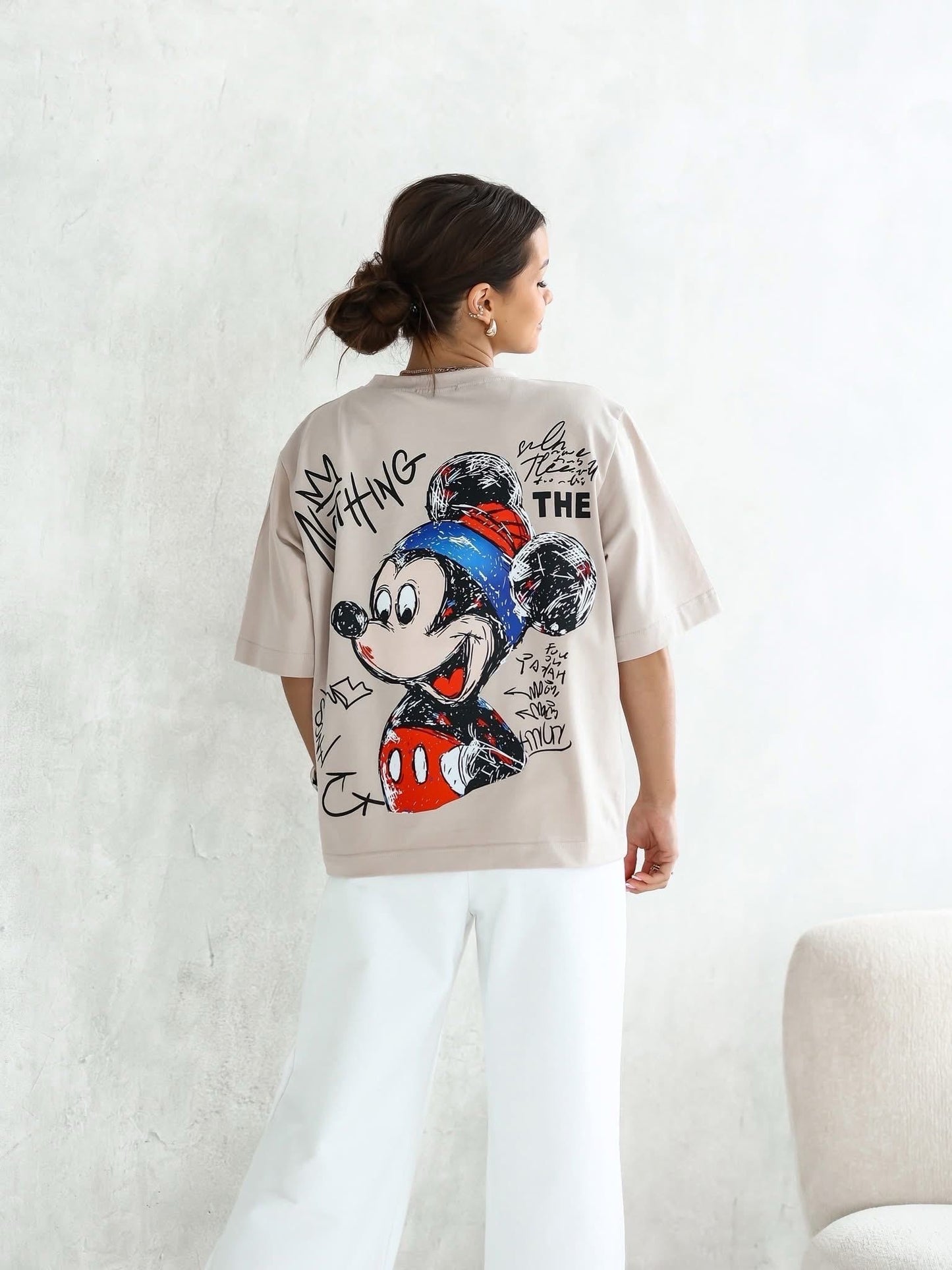 Tricou Street Mickey supradimensionat