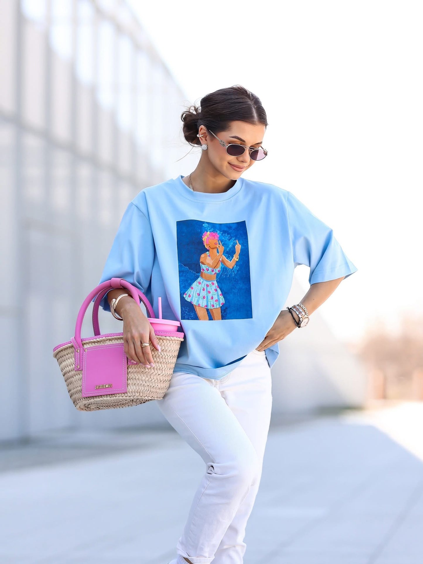 Tricou Tropic Mood Oversize