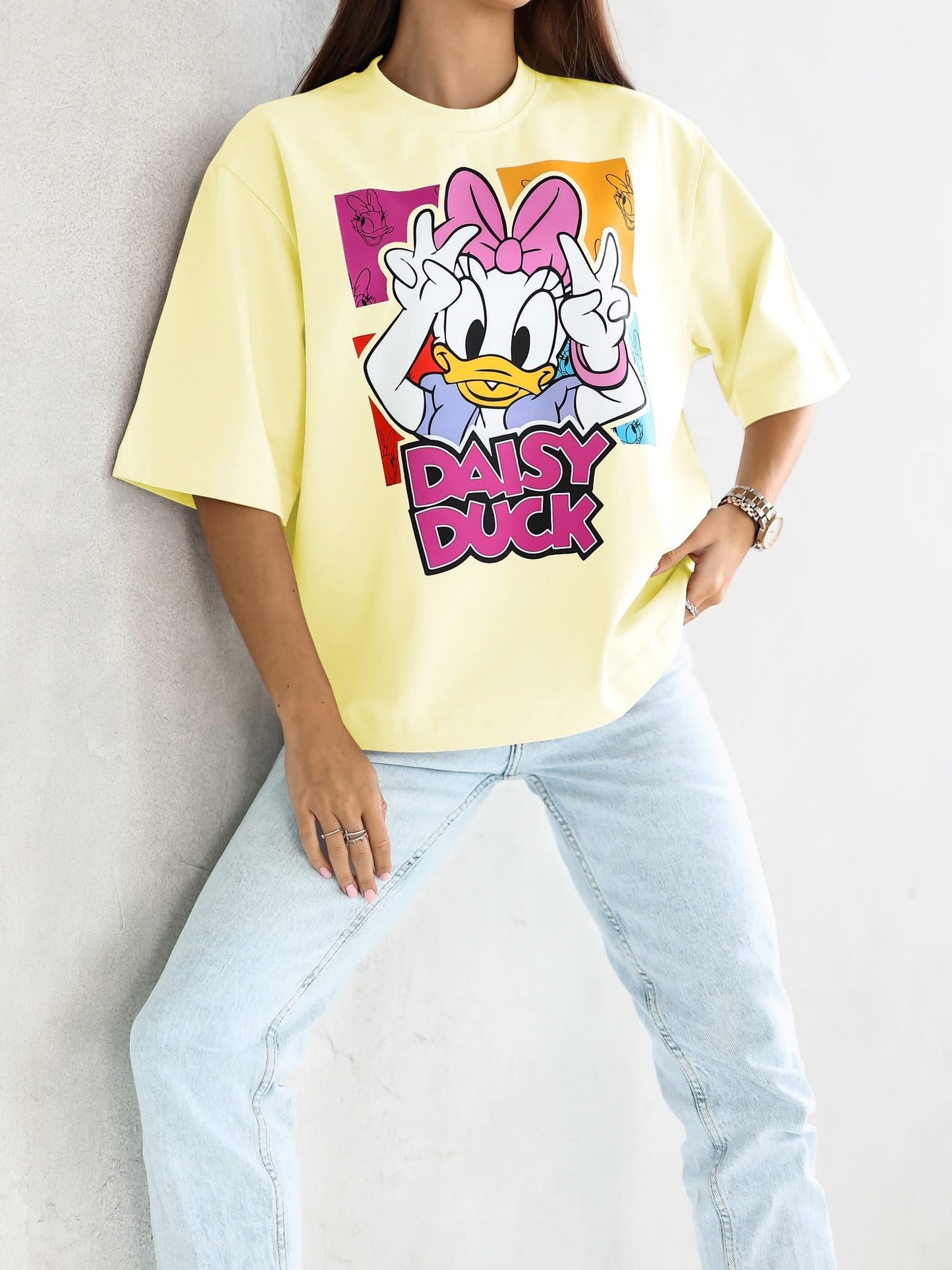 Tricou Daisy Duck supradimensionat