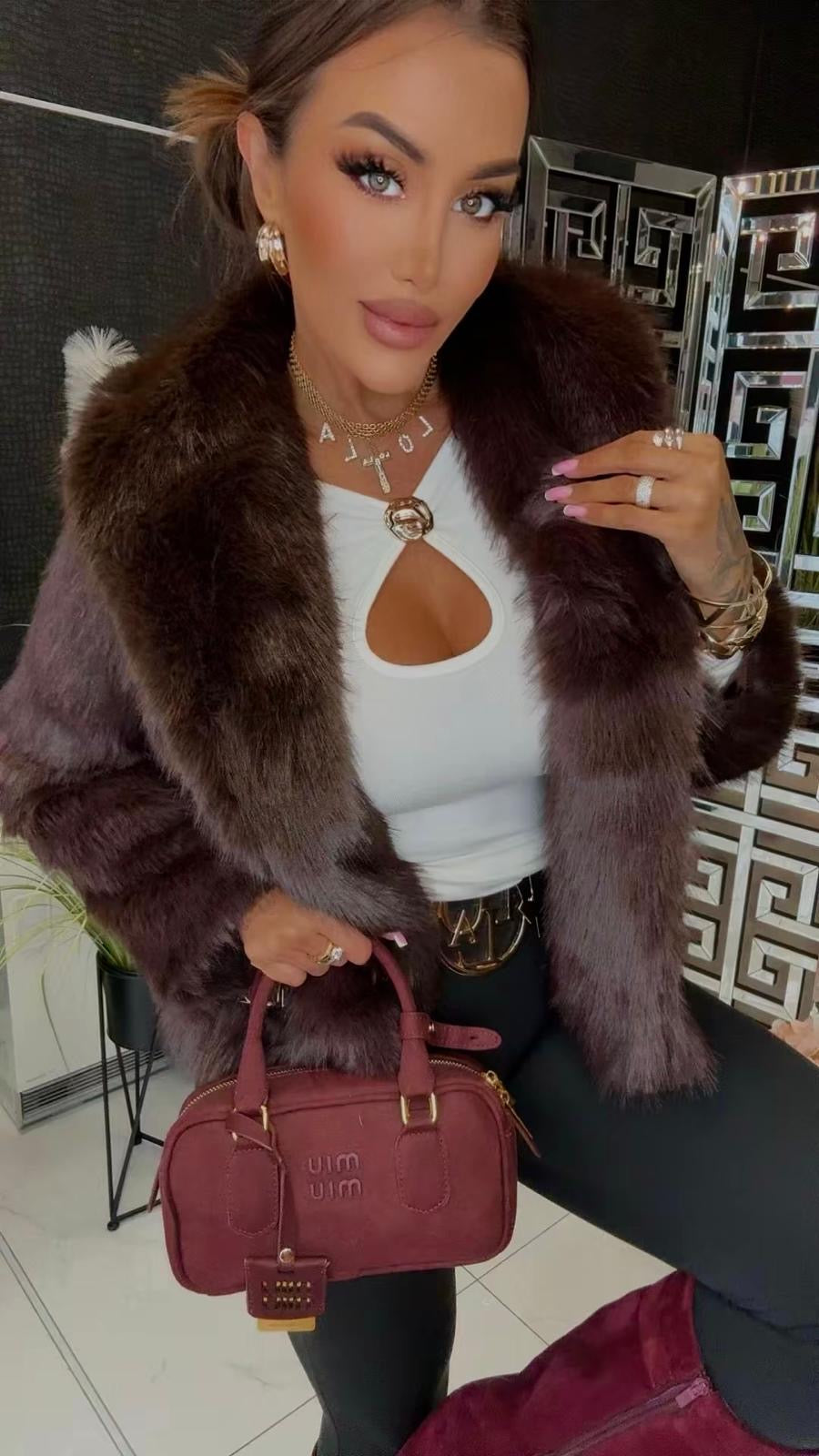 Lola Bianka szőrme kabát