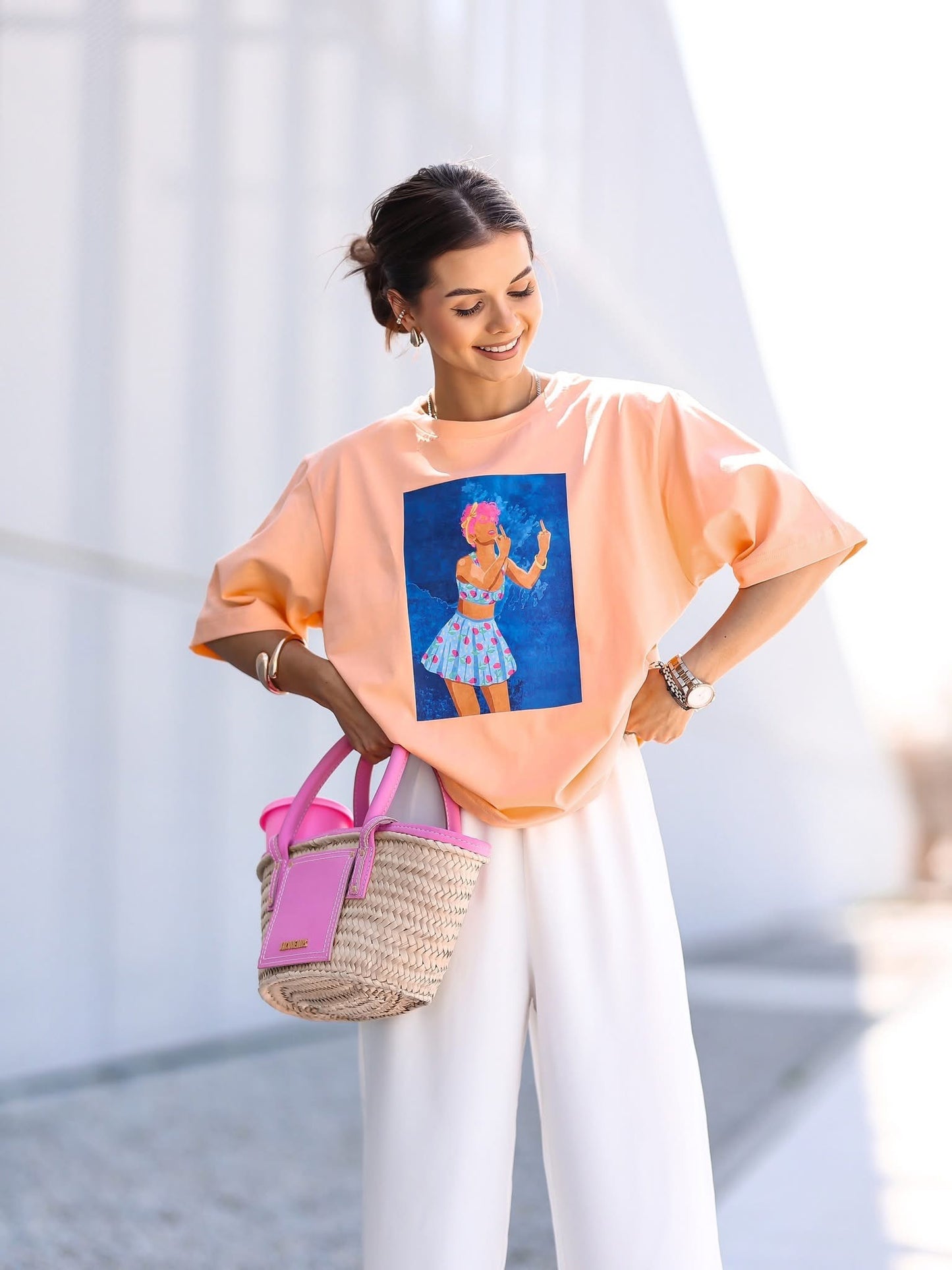Tricou Tropic Mood Oversize