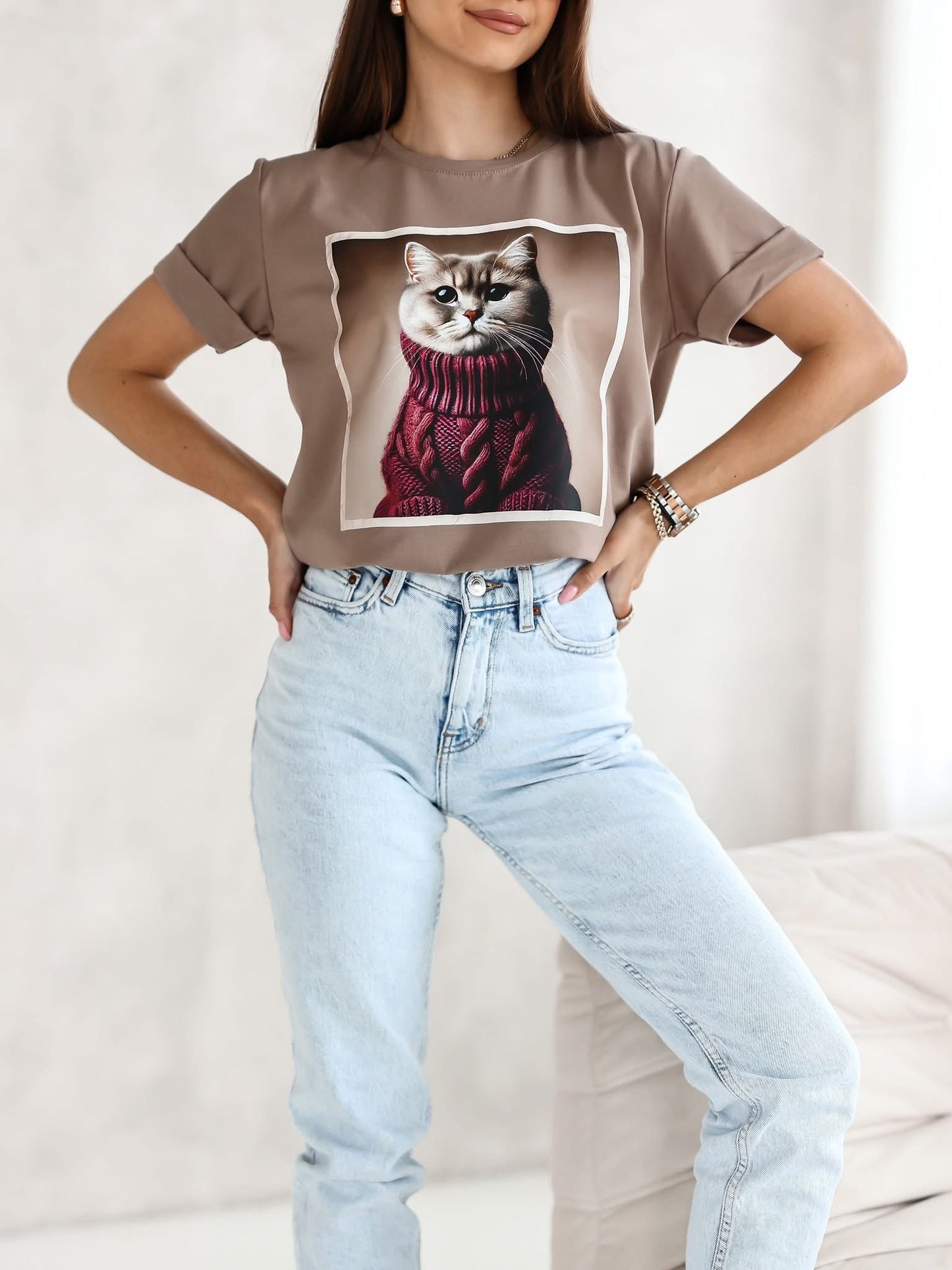 Tricou Cat Glam
