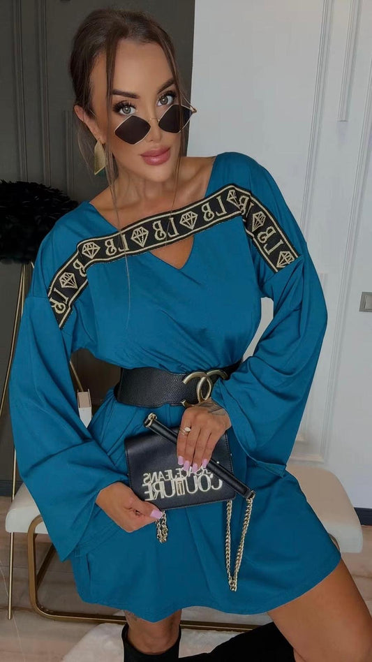 Rochie Lola Bianka AUTUMN SKY