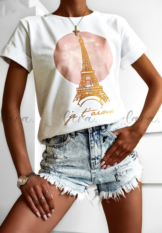 Tricou Eiffel Babe