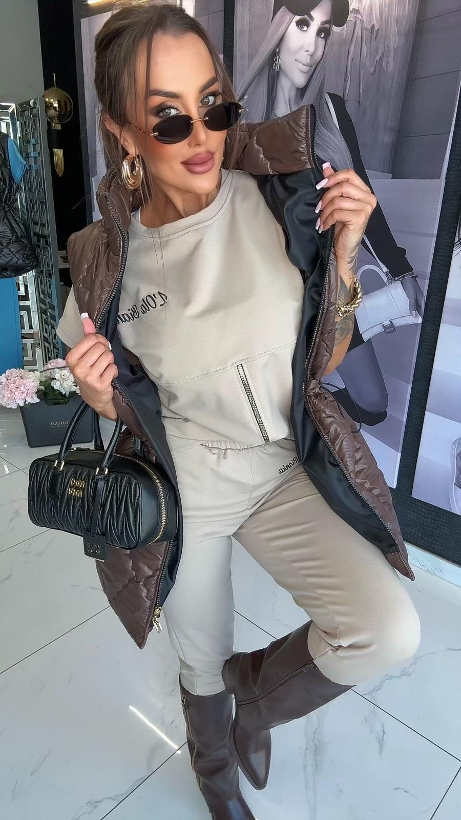 Lola Bianka MIMOZA 3 részes szett (mellény+szett)