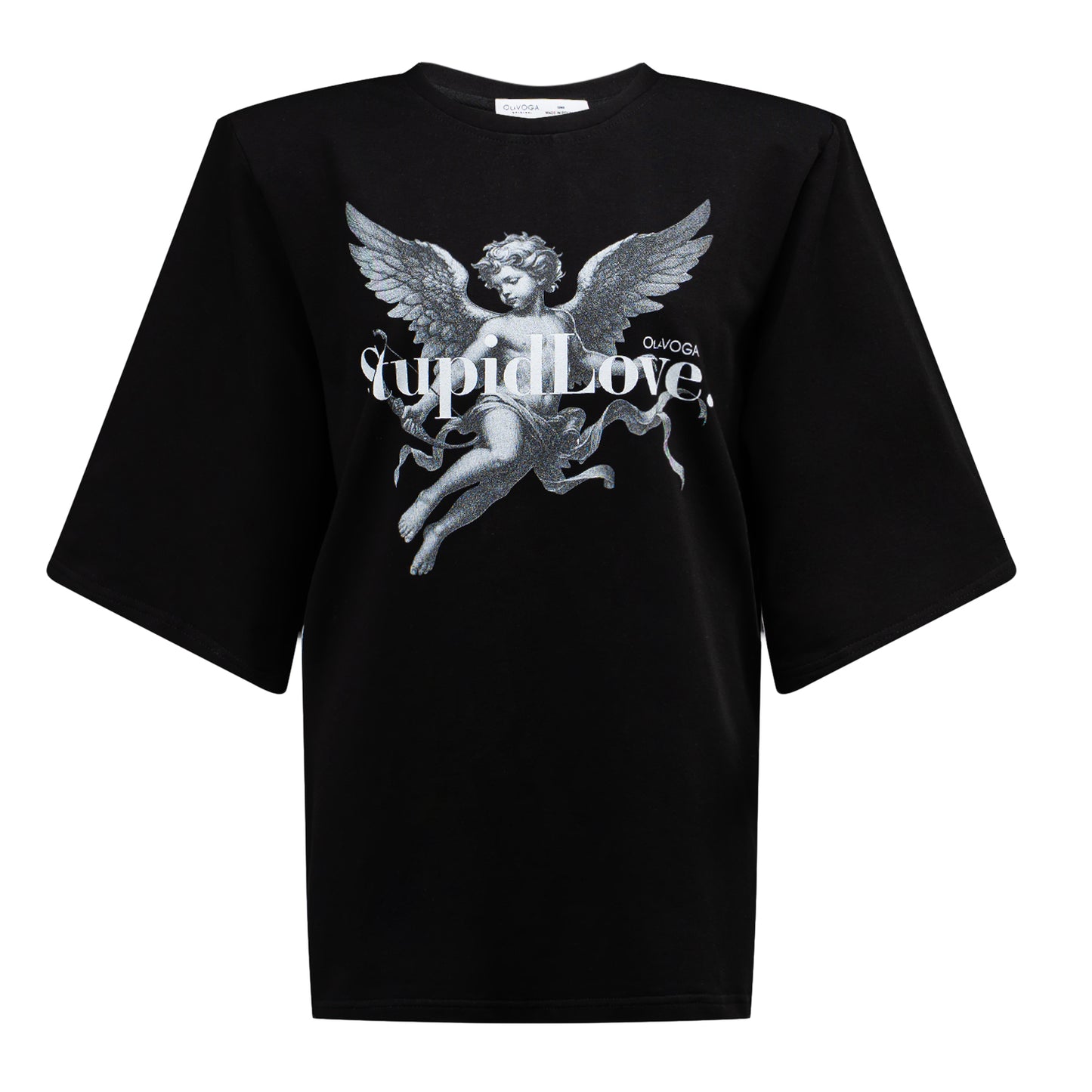 Tricou verde măsliniu cu mușchi de pădure
