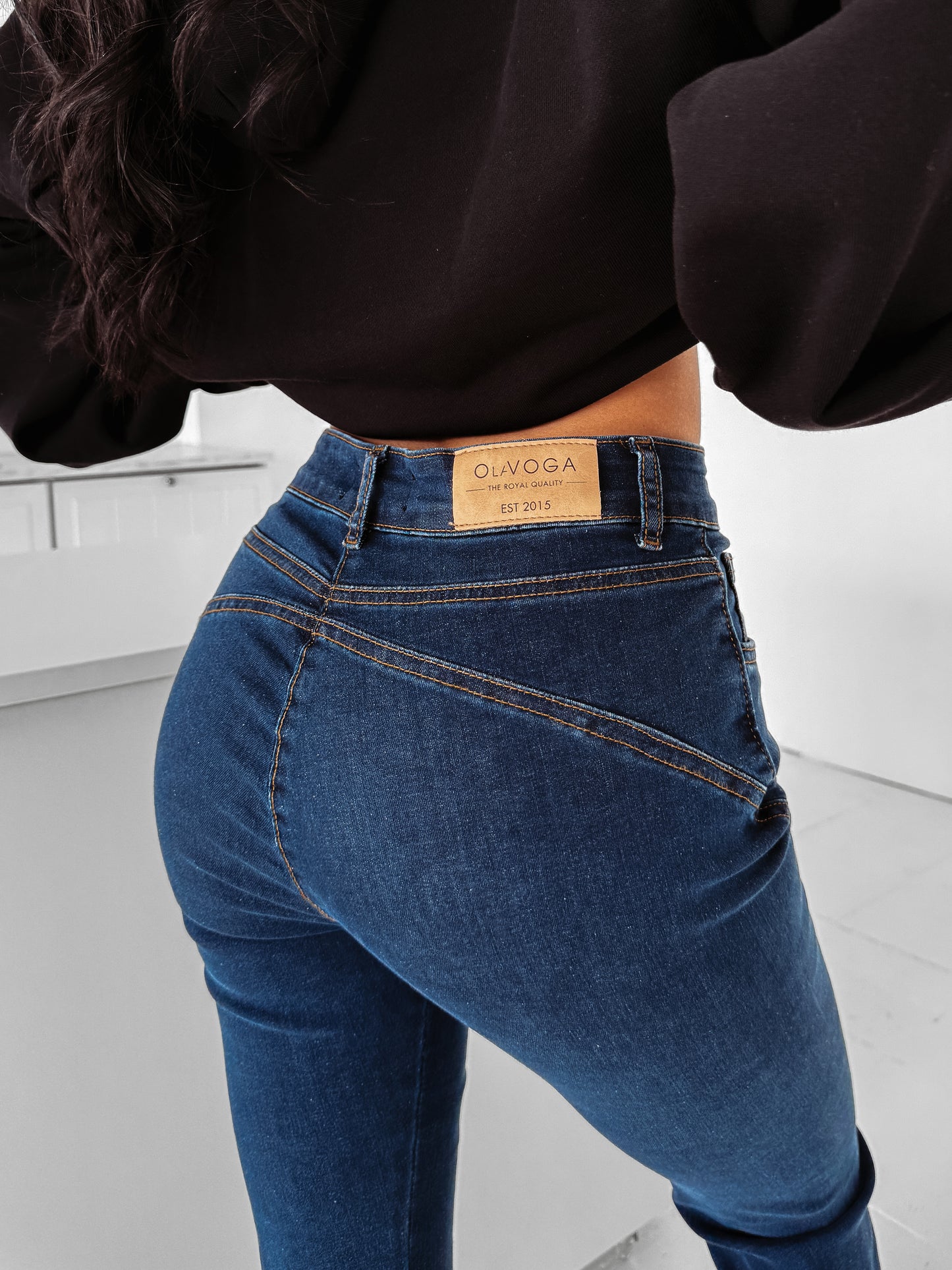 Pantaloni YUON verde măsliniu